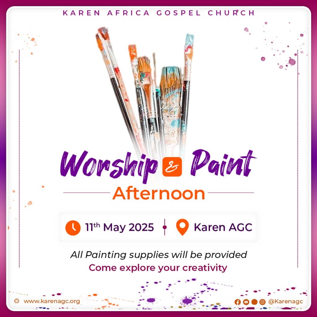 Worship and Paint Afternoon.